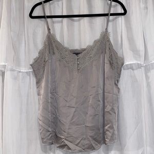 Abecrombie Satin laced tank